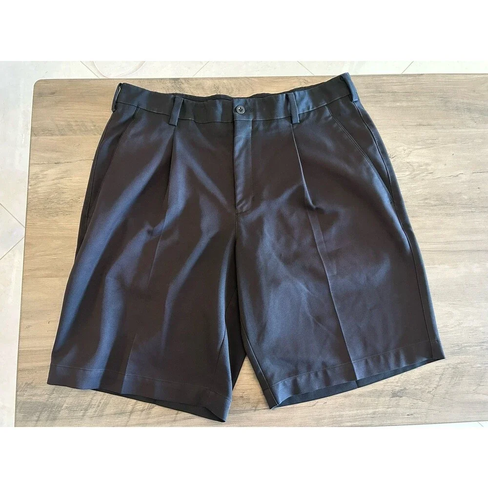 Nike Golf FIT DRY Men's Size 34 Black Relax Lightweight Golf Shorts Pockets
